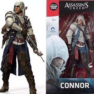 Assassins Creed 7” Action Figure Connor #5 Red Wave Color Tops Collector Edition